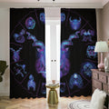 Capricorn And Astrological Signs Print Dimout Pencil Pleat Curtains