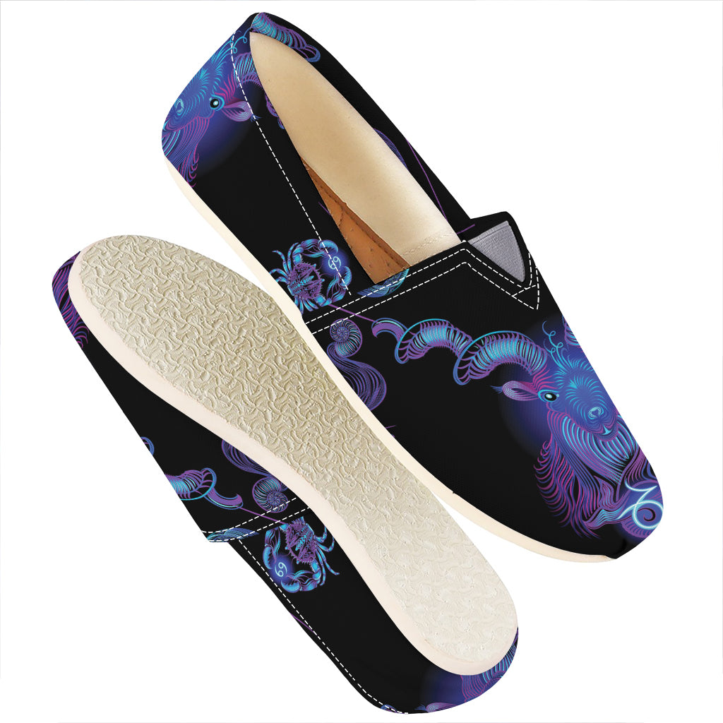 Capricorn And Astrological Signs Print Casual Shoes