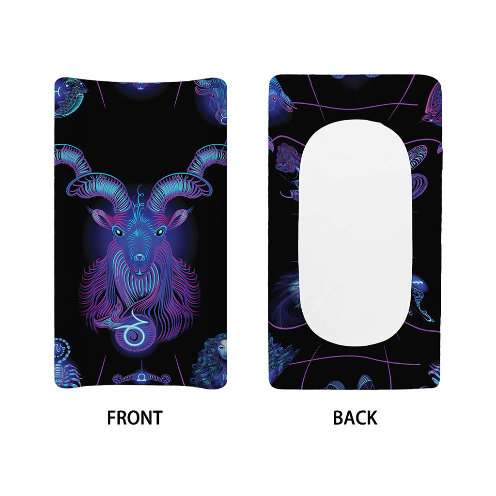 Capricorn And Astrological Signs Print Changing Pad Cover