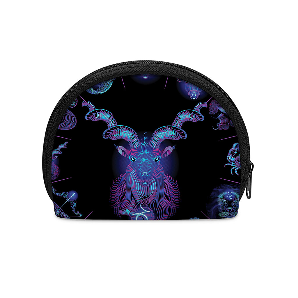 Capricorn And Astrological Signs Print Coin Purse