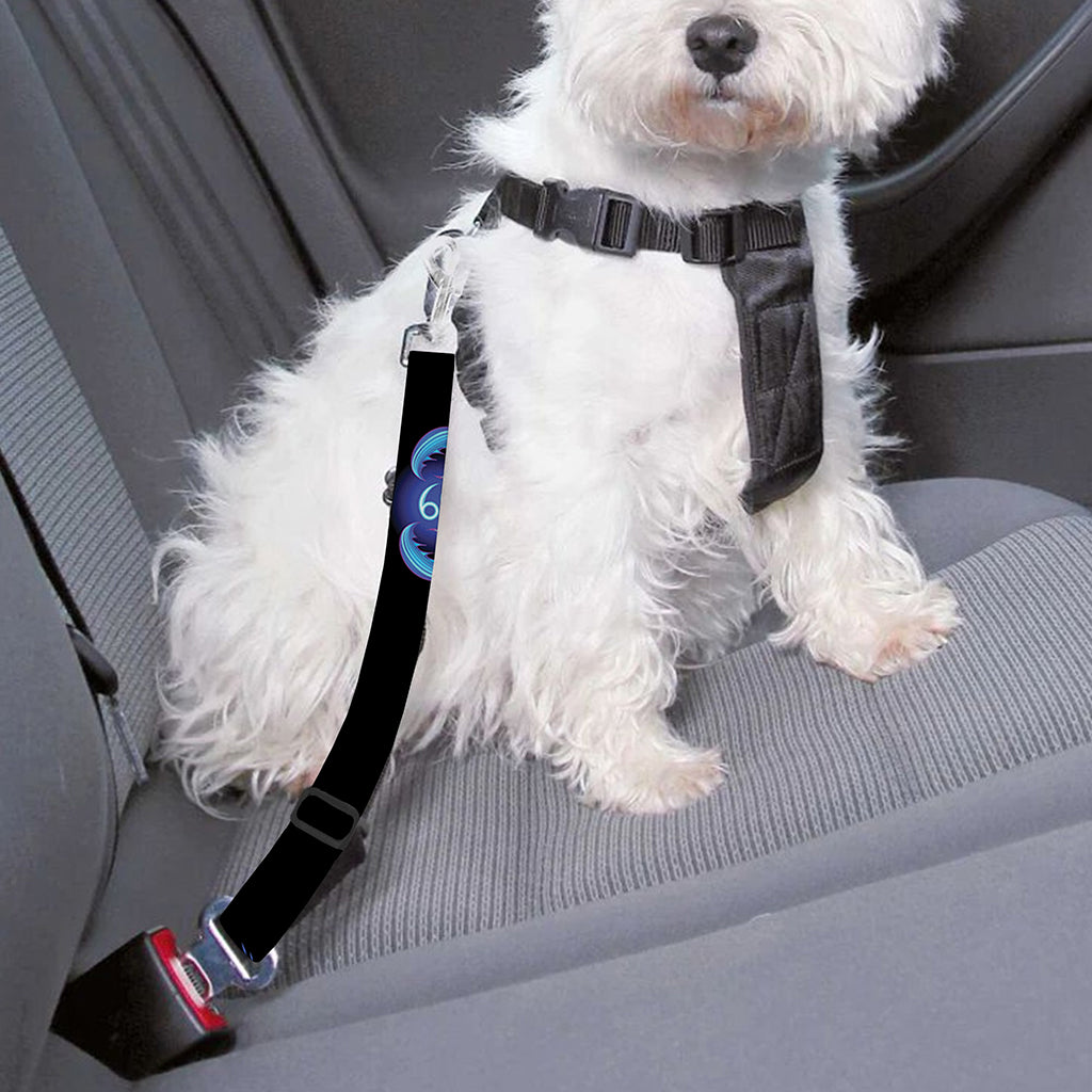 Capricorn And Astrological Signs Print Dog Seat Belt
