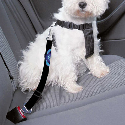 Capricorn And Astrological Signs Print Dog Seat Belt