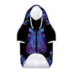 Capricorn And Astrological Signs Print Dog Zip Up Hoodie