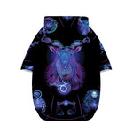 Capricorn And Astrological Signs Print Dog Zip Up Hoodie