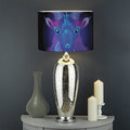 Capricorn And Astrological Signs Print Drum Lamp Shade