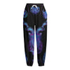 Capricorn And Astrological Signs Print Fleece Lined Knit Pants