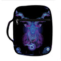 Capricorn And Astrological Signs Print Front Pocket Bible Bag