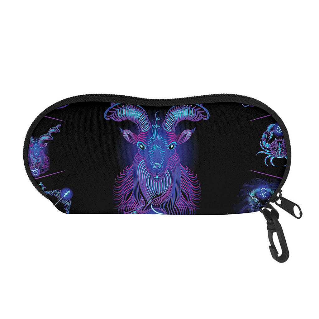 Capricorn And Astrological Signs Print Glasses Case