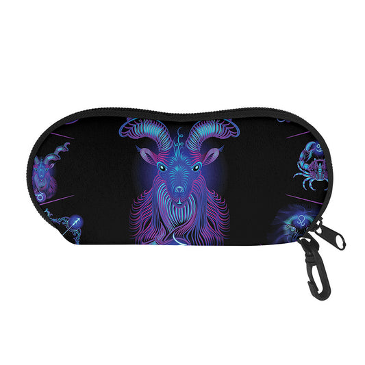 Capricorn And Astrological Signs Print Glasses Case