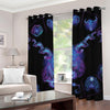 Capricorn And Astrological Signs Print Grommet Curtains