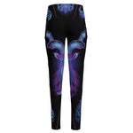 Capricorn And Astrological Signs Print High-Waisted Pocket Leggings