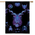Capricorn And Astrological Signs Print House Flag
