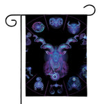 Capricorn And Astrological Signs Print House Flag