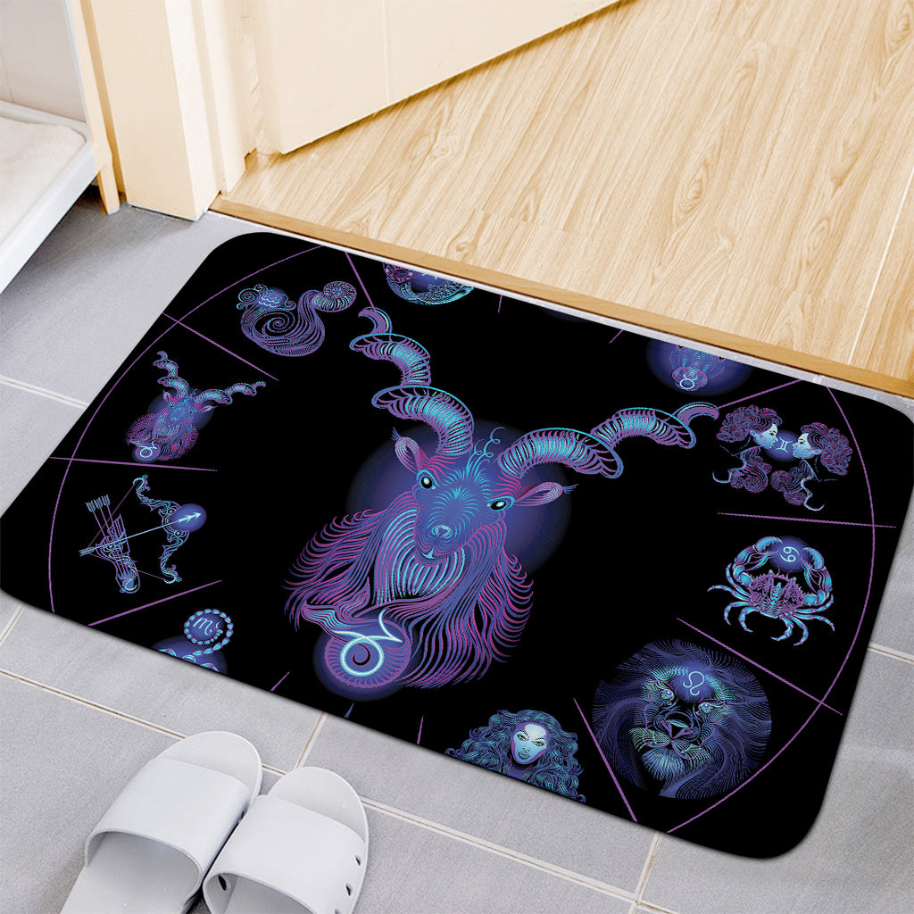 Capricorn And Astrological Signs Print Indoor Door Mat