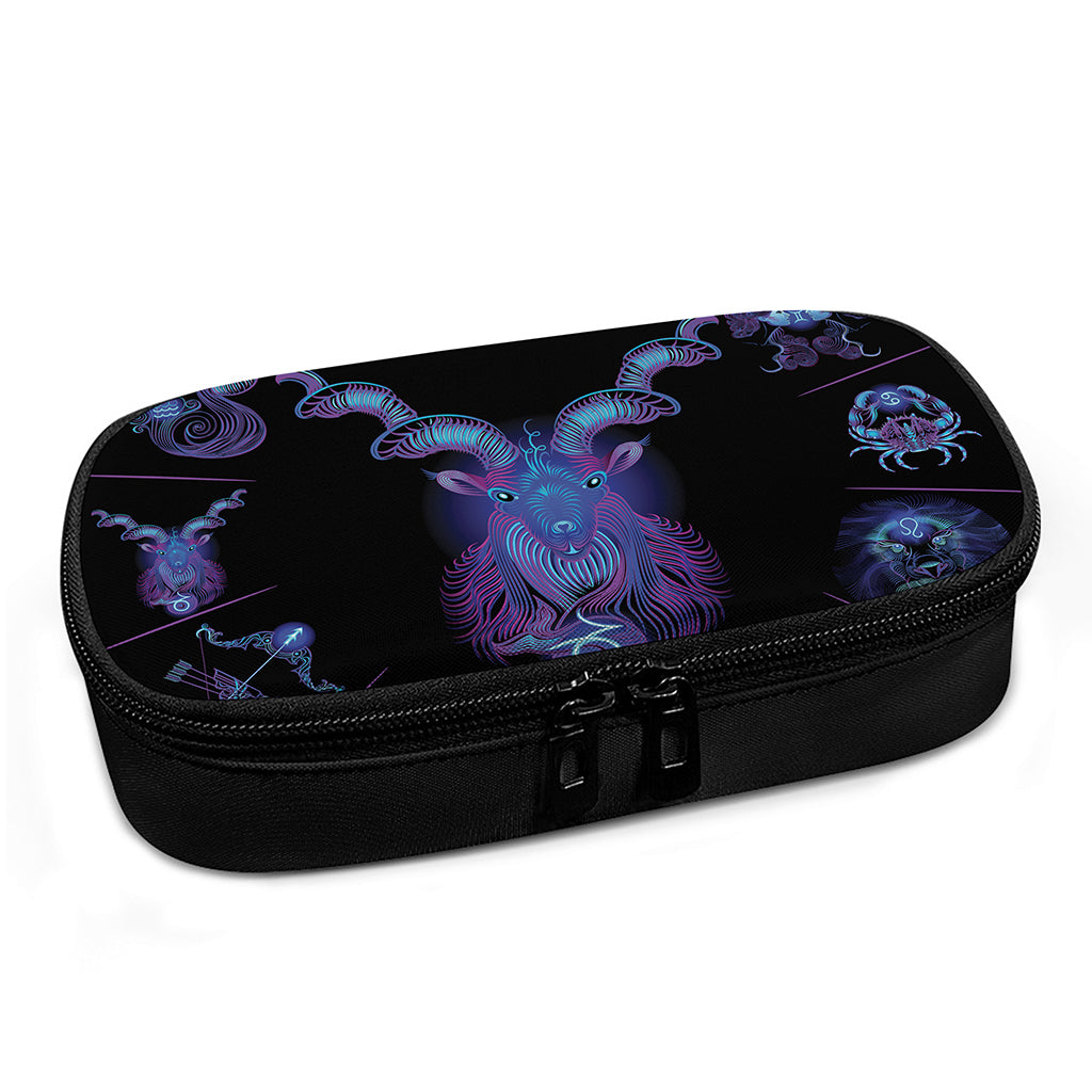 Capricorn And Astrological Signs Print Insulin Cooler Travel Case