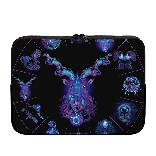 Capricorn And Astrological Signs Print Laptop Sleeve