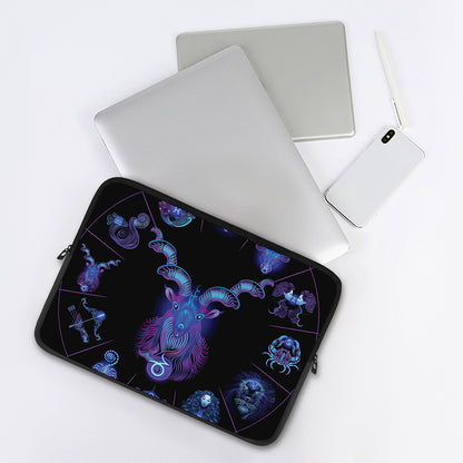 Capricorn And Astrological Signs Print Laptop Sleeve