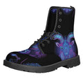 Capricorn And Astrological Signs Print Lace-Up Boots