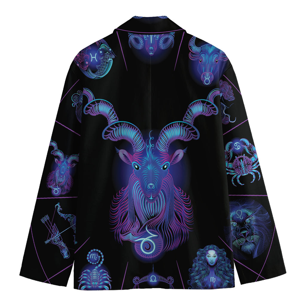 Capricorn And Astrological Signs Print Men's Blazer