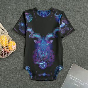 Capricorn And Astrological Signs Print Men's Bodysuit