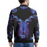 Capricorn And Astrological Signs Print Men's Bomber Jacket