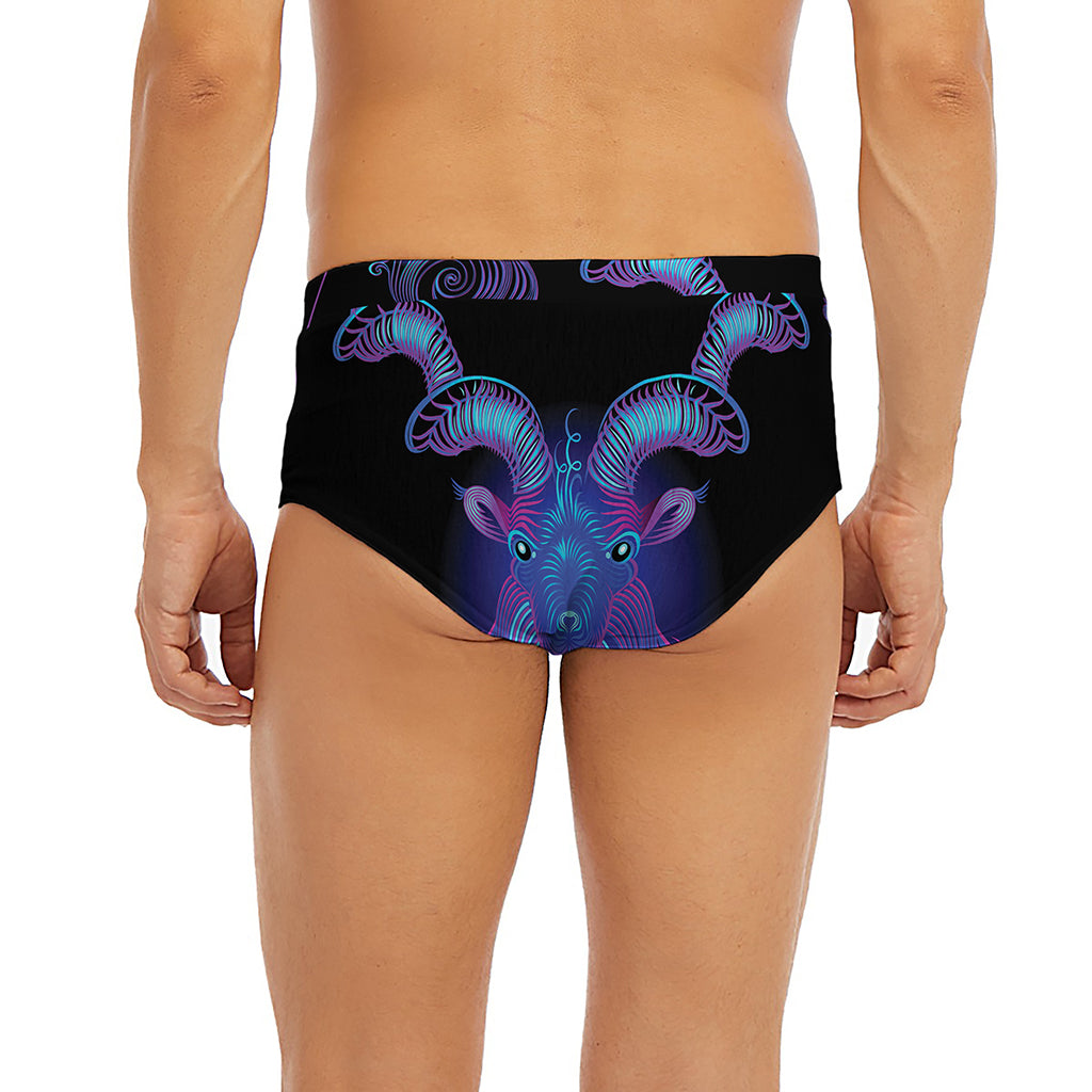 Capricorn And Astrological Signs Print Men's Briefs