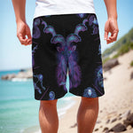 Capricorn And Astrological Signs Print Men's Cargo Shorts