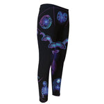 Capricorn And Astrological Signs Print Men's Compression Pants