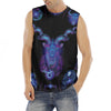 Capricorn And Astrological Signs Print Men's Fitness Tank Top