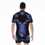 Capricorn And Astrological Signs Print Men's Rompers