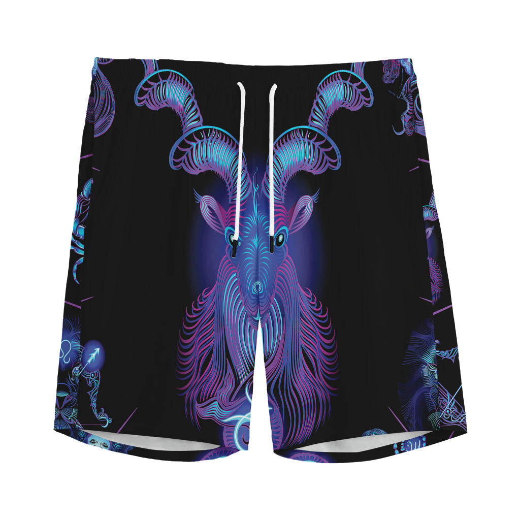 Capricorn And Astrological Signs Print Men's Sports Shorts