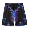 Capricorn And Astrological Signs Print Men's Swim Trunks