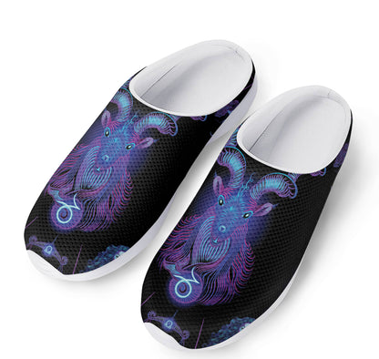Capricorn And Astrological Signs Print Mesh Casual Shoes