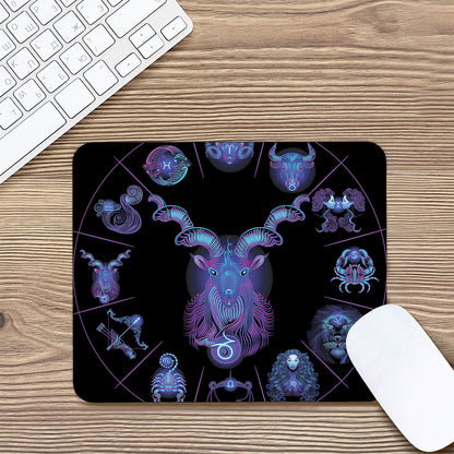 Capricorn And Astrological Signs Print Mouse Pad