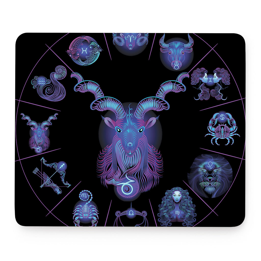 Capricorn And Astrological Signs Print Mouse Pad
