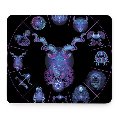 Capricorn And Astrological Signs Print Mouse Pad