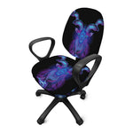 Capricorn And Astrological Signs Print Office Chair Cover