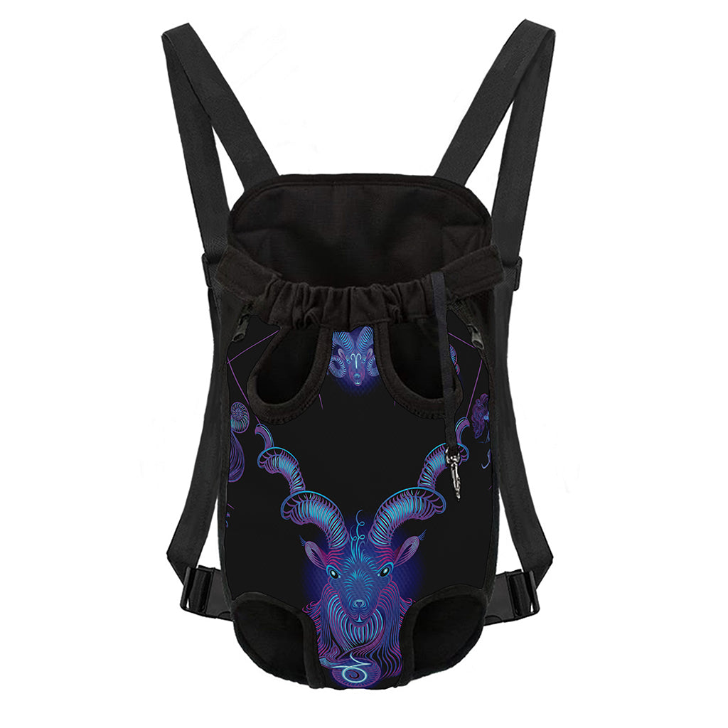 Capricorn And Astrological Signs Print Pet Carrier Backpack