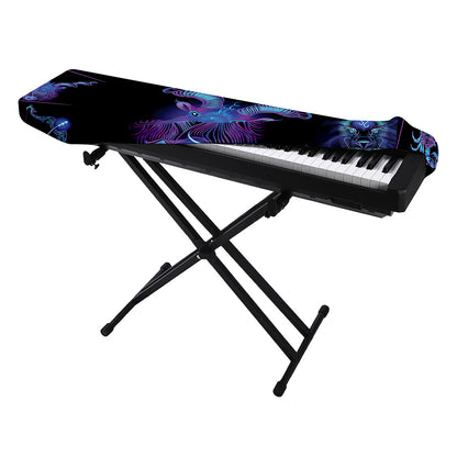 Capricorn And Astrological Signs Print Piano Keyboard Cover