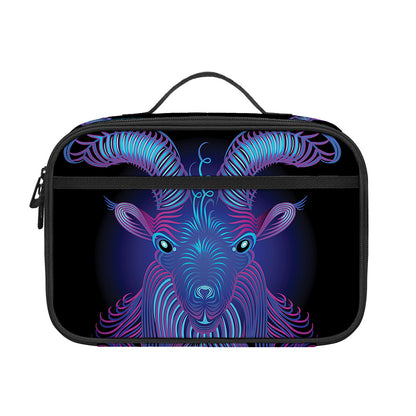 Capricorn And Astrological Signs Print Portable Lunch Bag