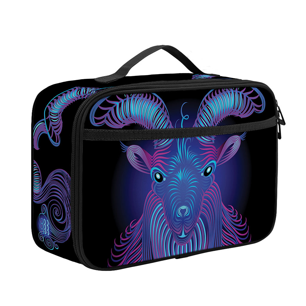 Capricorn And Astrological Signs Print Portable Lunch Bag