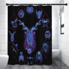 Capricorn And Astrological Signs Print Premium Shower Curtain