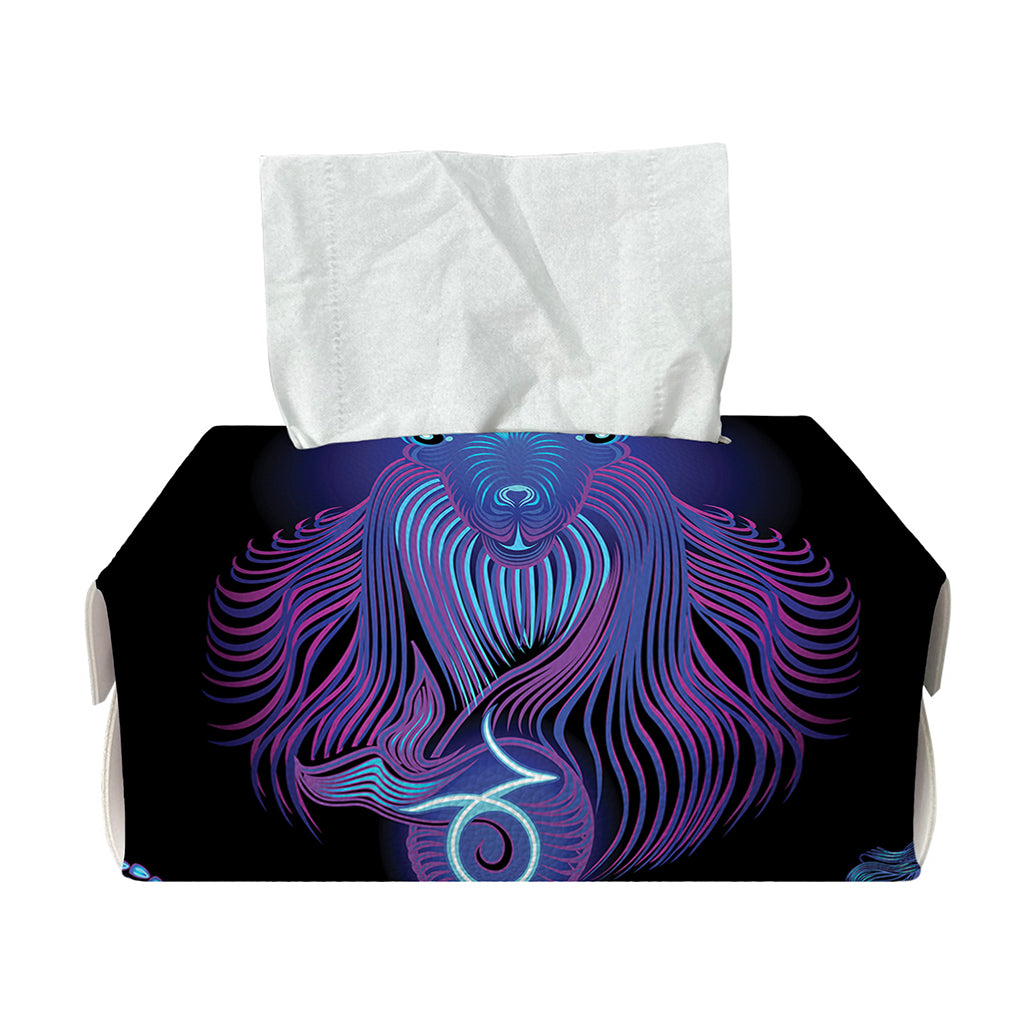 Capricorn And Astrological Signs Print Rectangle Tissue Box Cover