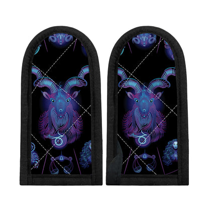 Capricorn And Astrological Signs Print Skillet Handle Cover