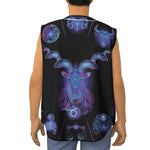 Capricorn And Astrological Signs Print Sleeveless Baseball Jersey