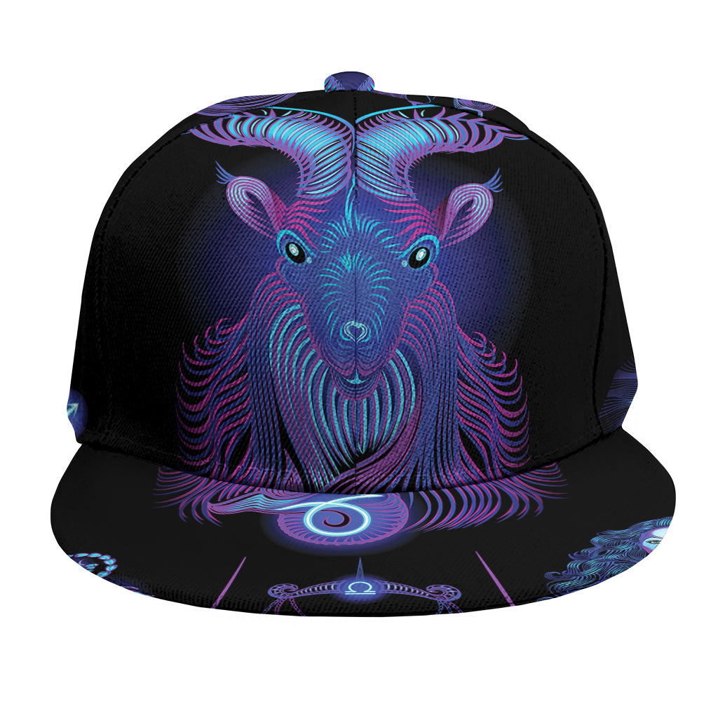 Capricorn And Astrological Signs Print Snapback Cap