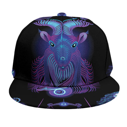 Capricorn And Astrological Signs Print Snapback Cap