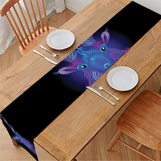 Capricorn And Astrological Signs Print Table Runner