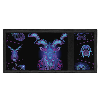 Capricorn And Astrological Signs Print Trifold Wallet
