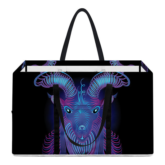 Capricorn And Astrological Signs Print Utility Tote Bag